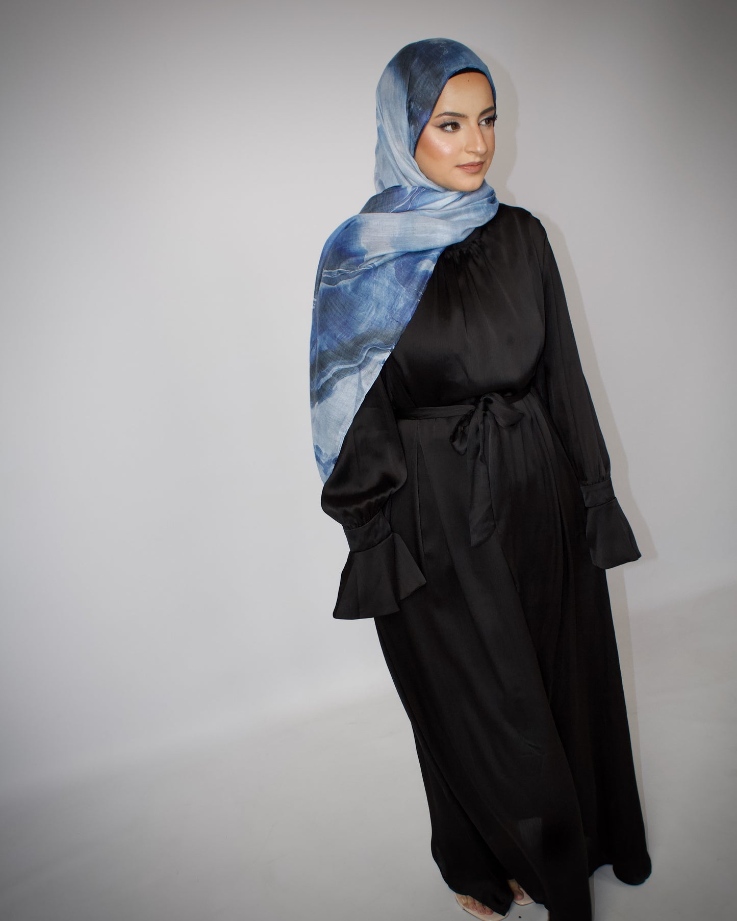 Ava-Nur Celestial Satin Gown