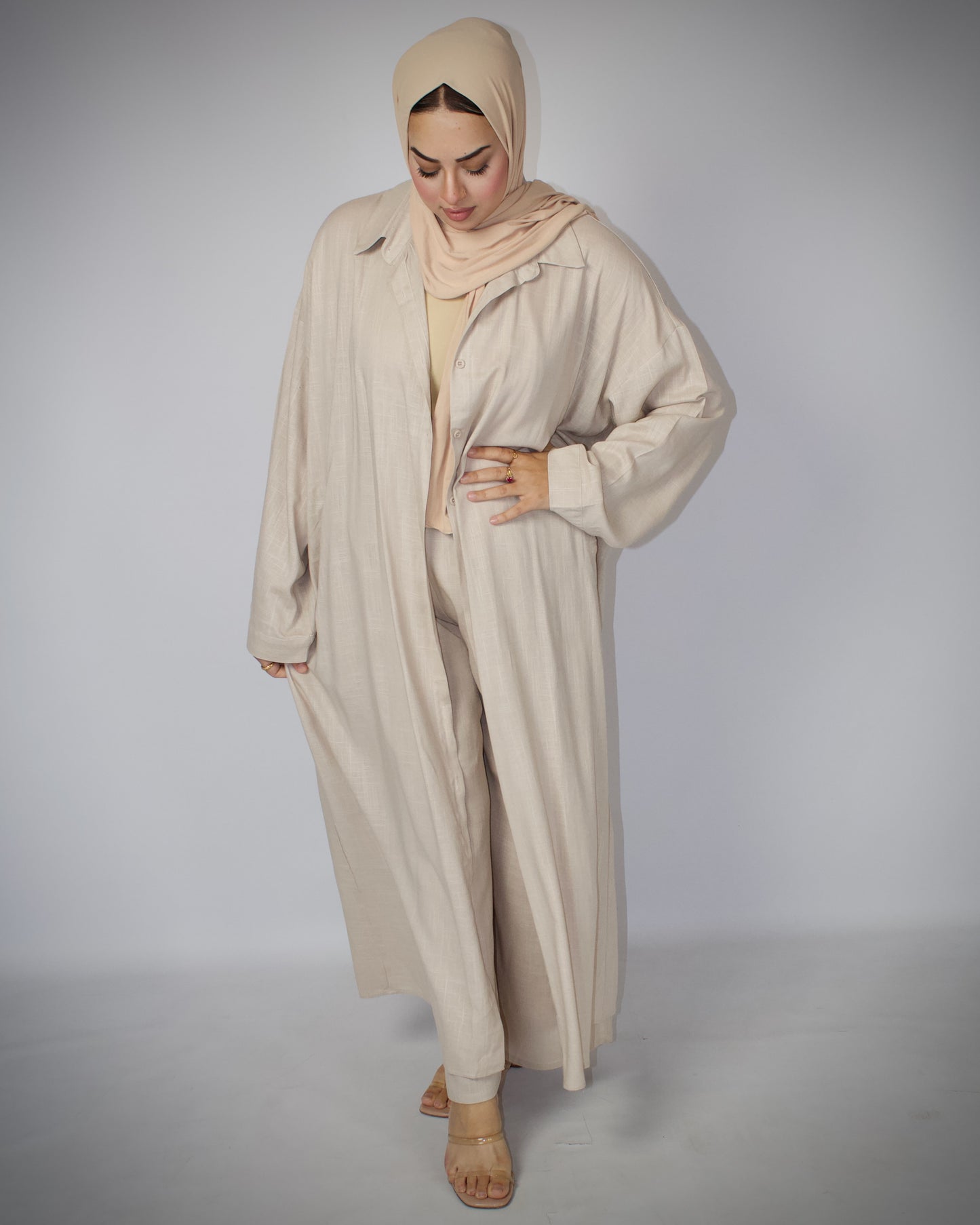 Mehek Eclipse Textured Linen Co-Ord