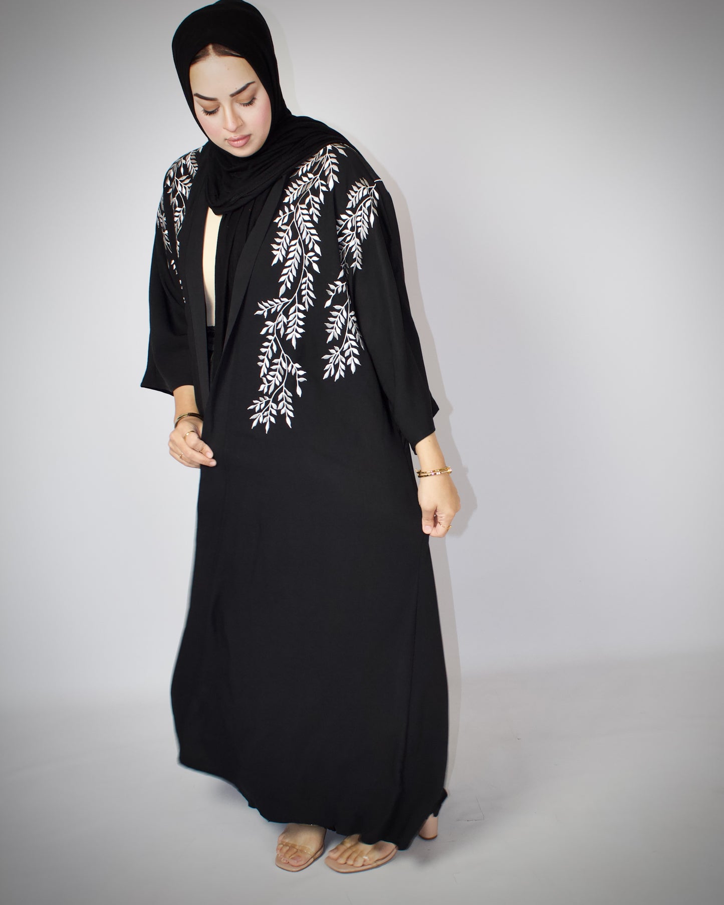Imaan Midnight Embroidered Abaya