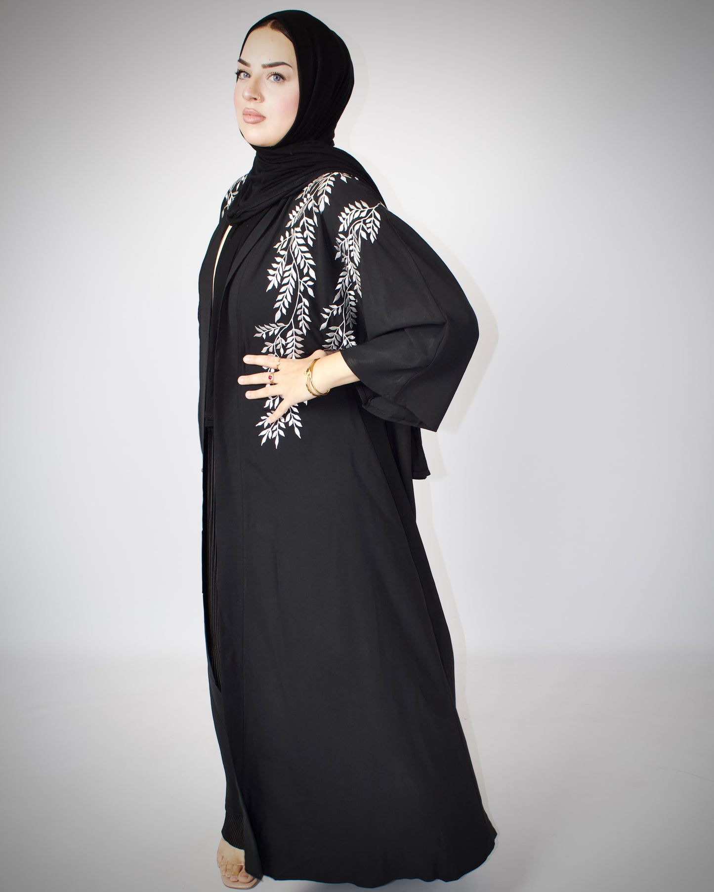 Imaan Midnight Embroidered Abaya