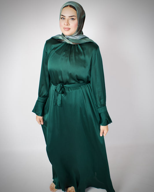 Ava-Nur Celestial Satin Gown