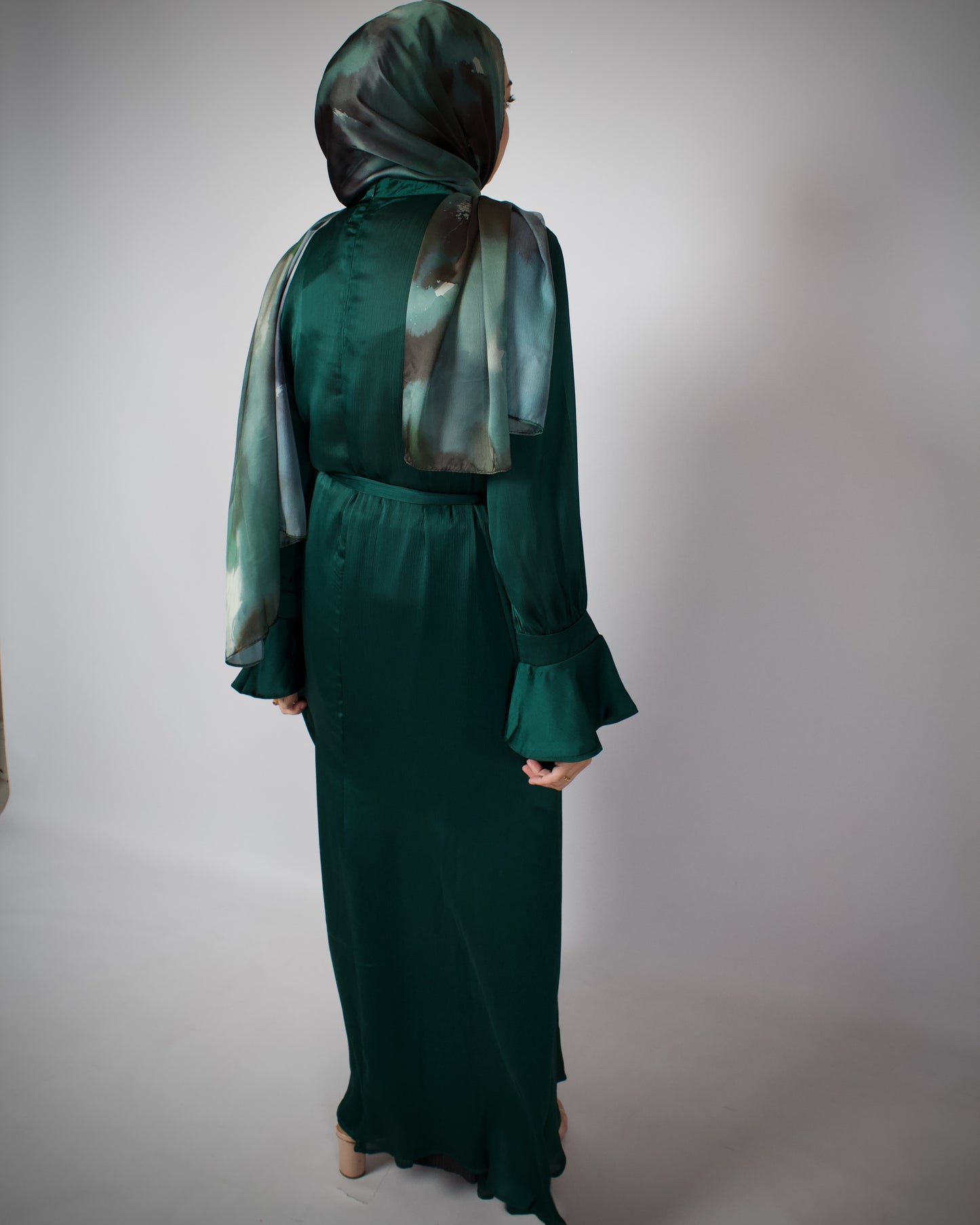 Ava-Nur Celestial Satin Gown