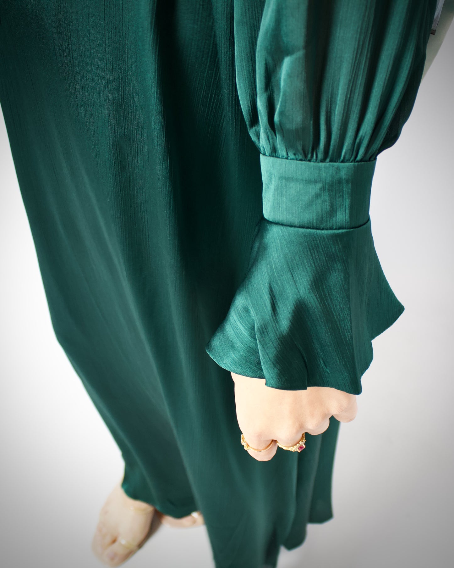 Ava-Nur Celestial Satin Gown