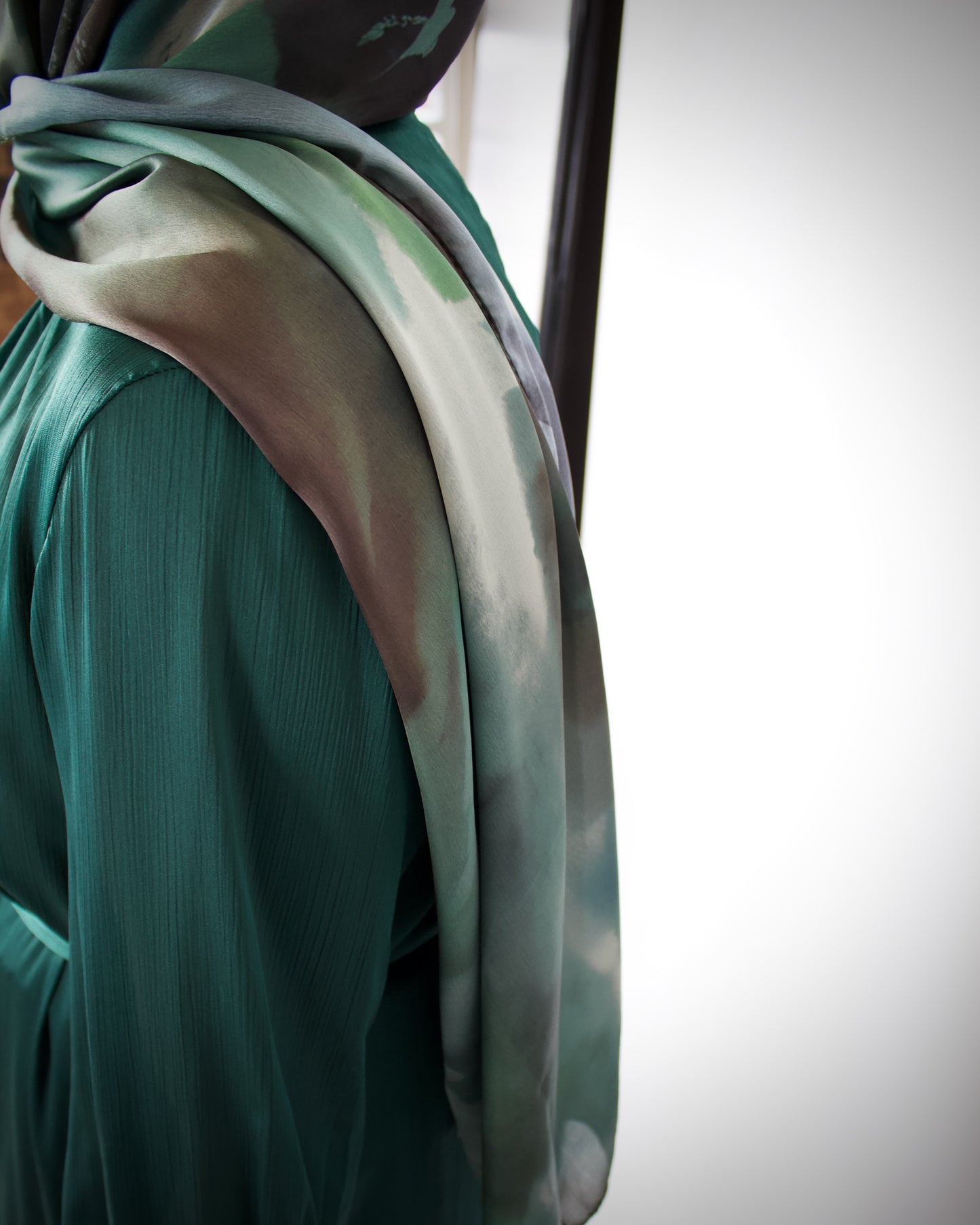 Ava-Nur Celestial Satin Gown