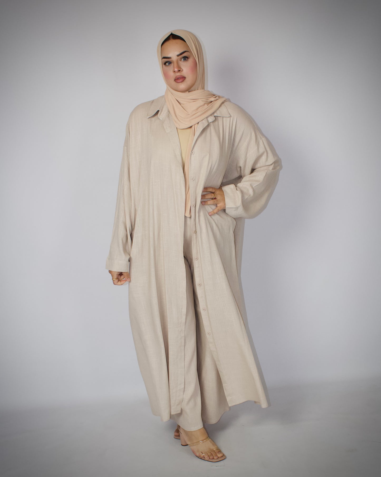 Mehek Eclipse Textured Linen Co-Ord