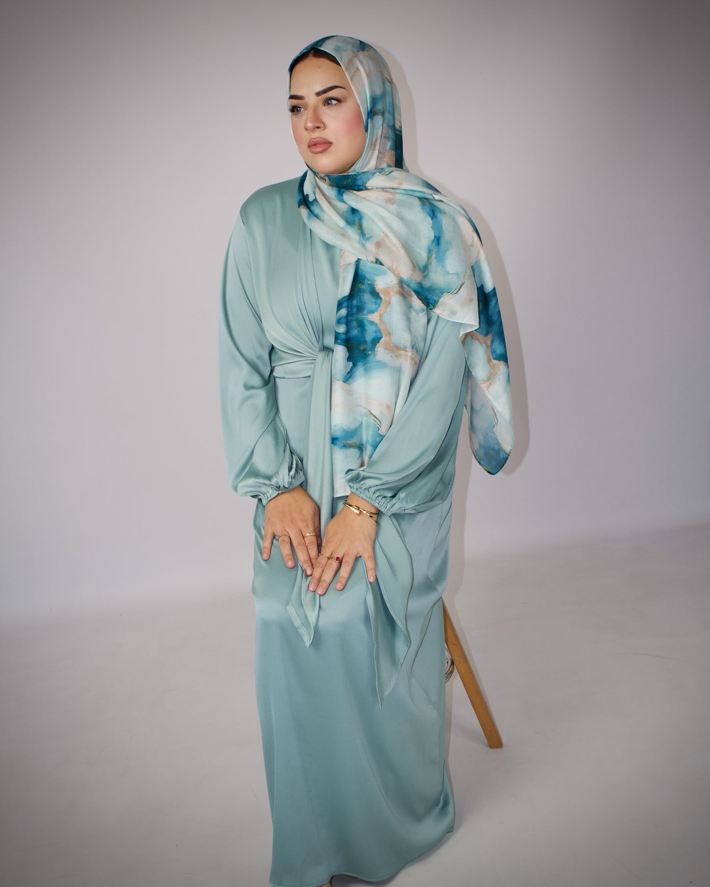 Ayla Noorfall Satin Set