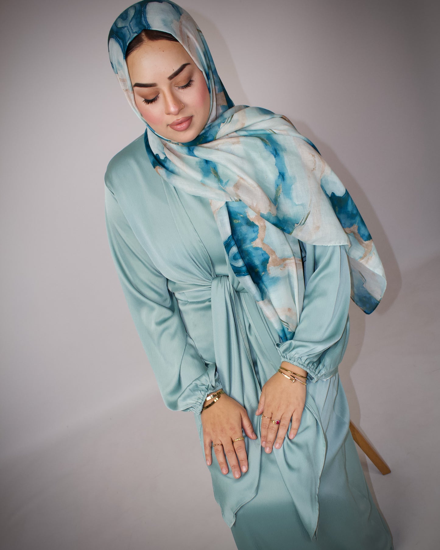 Ayla Noorfall Satin Set